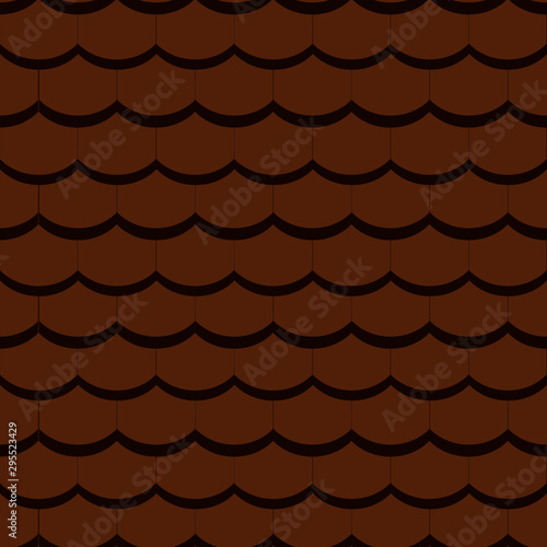 seamless pattern, drawing tiles, roof overlays