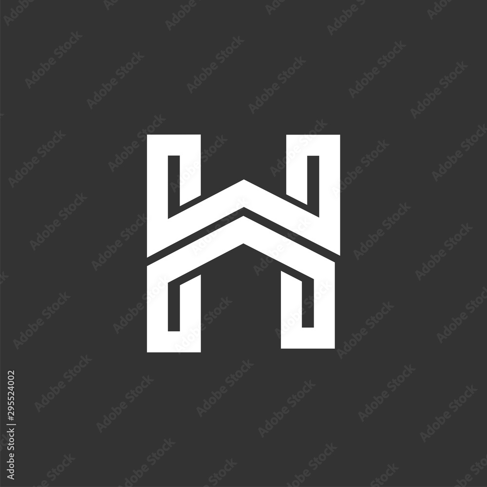 logo H construction logo H construction