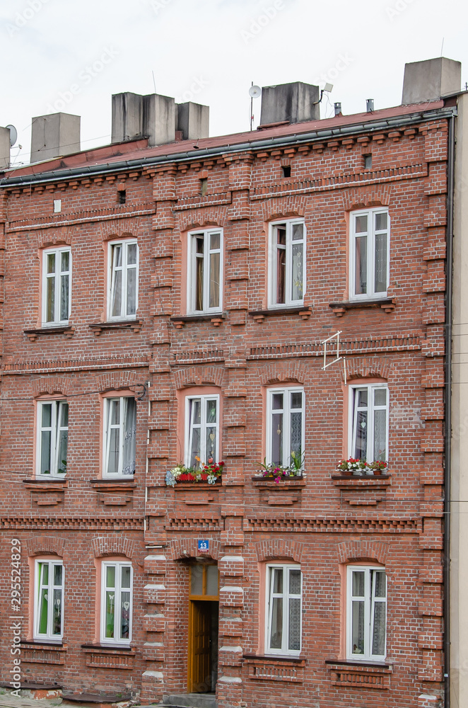 facade of an old building facade of an old building