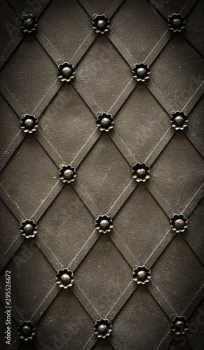 .forged window close-up