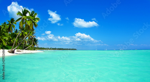 Beach and beautiful tropical sea. tropical landscapes