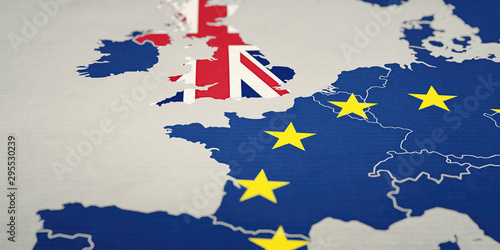 Brexit Konzept - Großbritannien  verlässt die Europäische Union