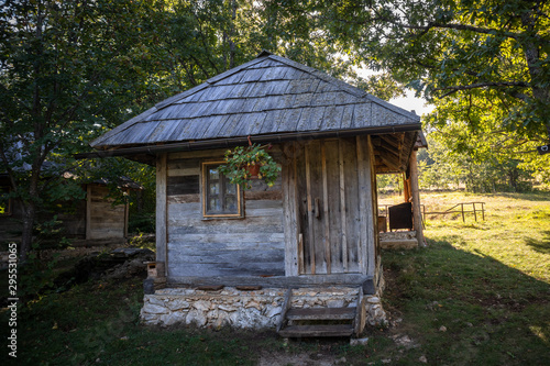 Old rustic house in ethno village Dodik near the Drvar in Bosnia and Herzegovina