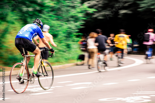 Bikers in Central Park