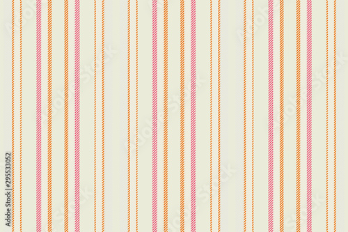 Trendy striped wallpaper. Vintage stripes vector pattern seamless fabric texture. Template stripe wrapping paper.
