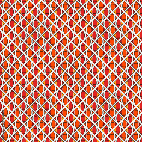Ethnic and tribal seamless surface pattern with geometric forms. African style digital paper with stylized triangles