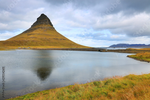 Kirkjufell mountain on Snaefellsness Peninsula  Iceland  Europe
