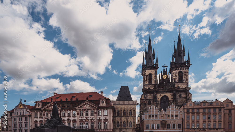 Fototapeta premium church of our lady before tyn in prague czech republic