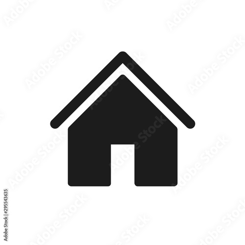 House icon sign - stock vector
