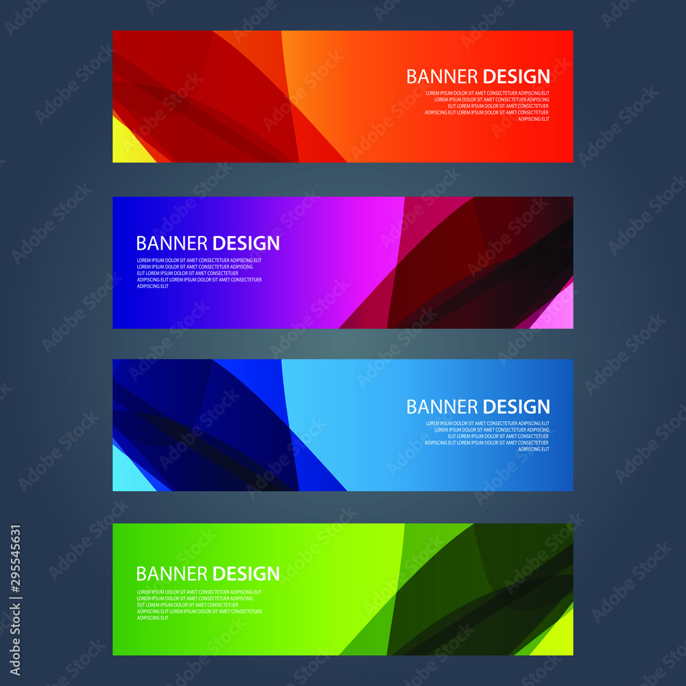 Fototapeta premium Vector Abstract design banner web templateVector Abstract design banner web templateVector Abstract design banner web templateVector Abstract design banner web template