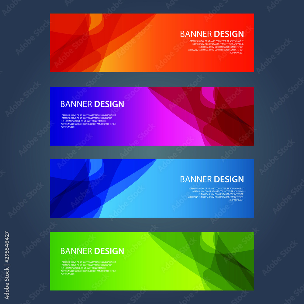 Fototapeta premium Vector Abstract design banner web templateVector Abstract design banner web templateVector Abstract design banner web templateVector Abstract design banner web template