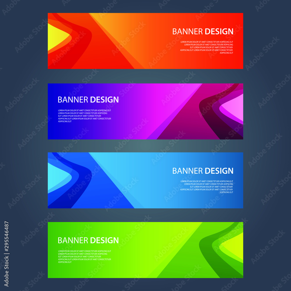 Fototapeta premium Vector Abstract design banner web templateVector Abstract design banner web templateVector Abstract design banner web templateVector Abstract design banner web template