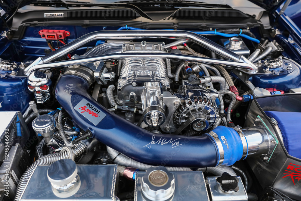 Fototapeta premium Hot Rod Engine