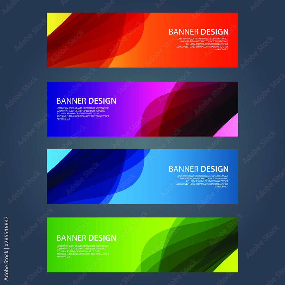 Fototapeta premium Vector Abstract design banner web templateVector Abstract design banner web templateVector Abstract design banner web templateVector Abstract design banner web template