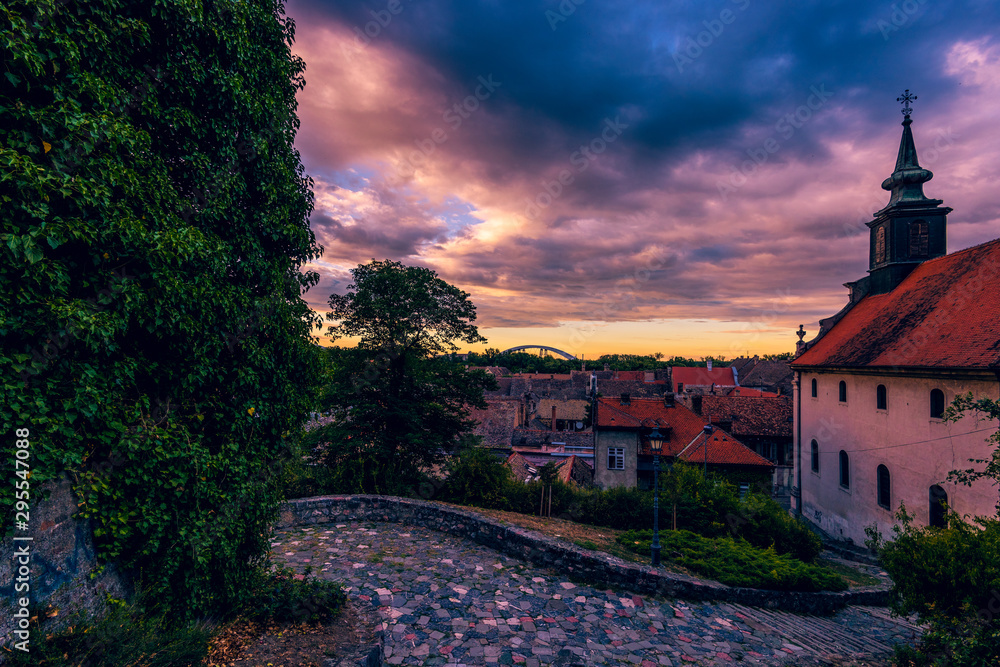 Obraz premium castle at night