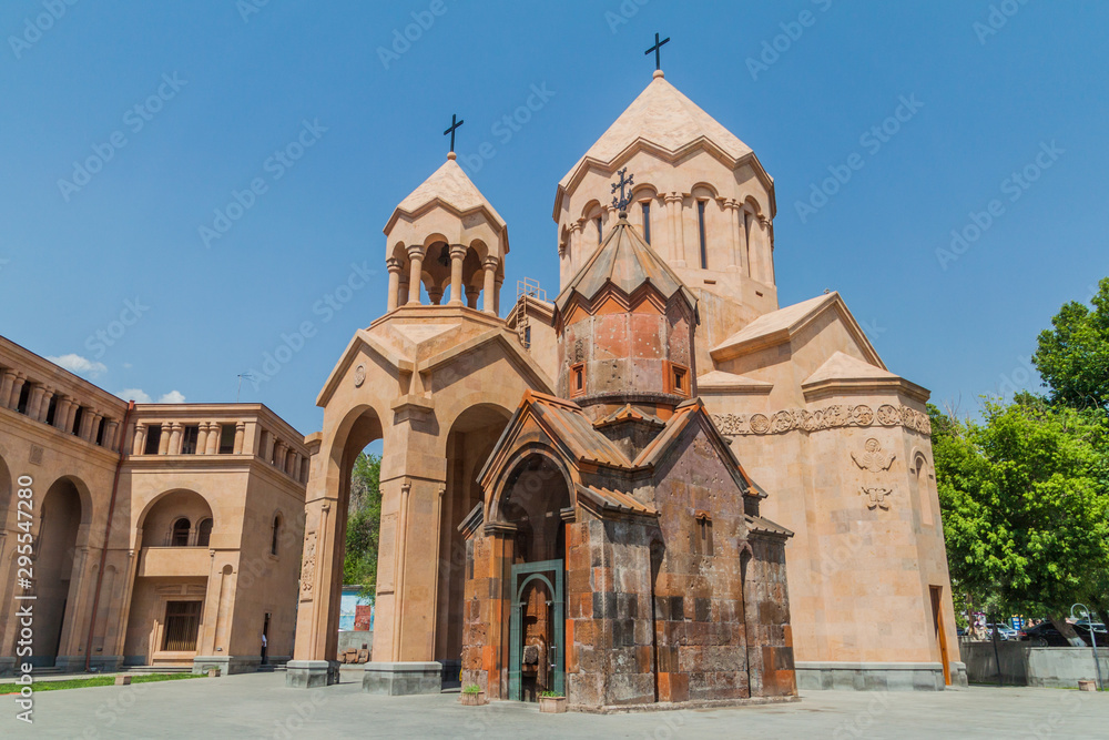 Katoghike and Saint Ana churches in Yerevan, capital of Armenia
