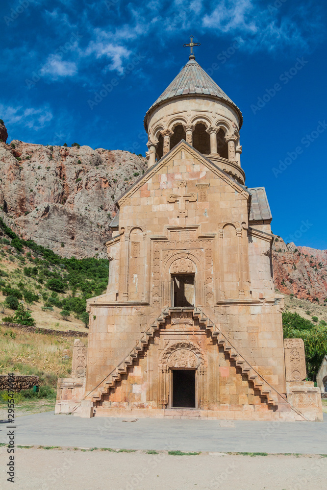 Church at Noravank monastery complex in Armenia