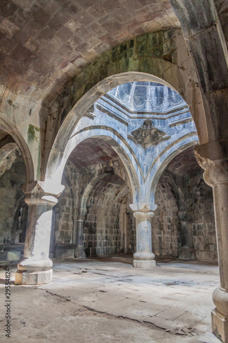 Interior of Haghpat monastery in Armenia