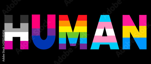 Canvas Print LGBT equality symbols