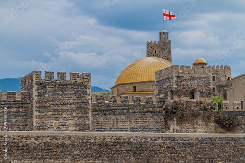 Rabati Castle fortress with Ahmadiyya Mosque in Akhaltsikhe town, Georgia photo