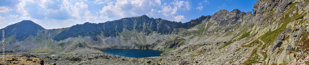 Panorama of Five Lake Valley in Tatras