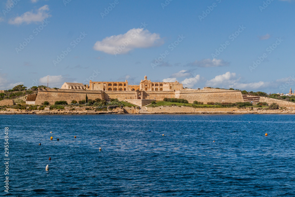 Fort Manoel on Manoel Island in Gzira, Malta