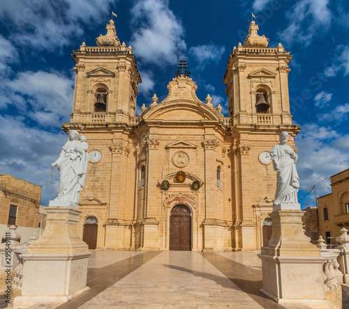 Xaghra Parish Church on Gozo island, Malta