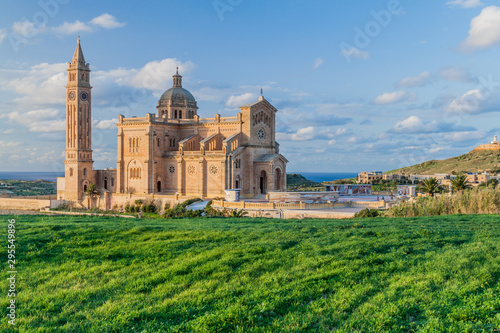 Basilica of the National Shrine of the Blessed Virgin of Ta' Pinu on the island of Gozo, Malta