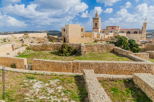 Obraz na plátně Cittadella, citadel of Victoria, Gozo Island, Malta