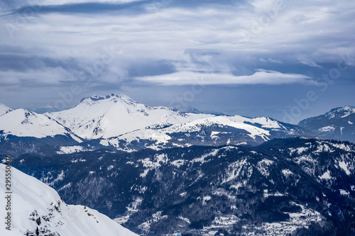Panorama of winter snowy Alps © Pavel Rezac