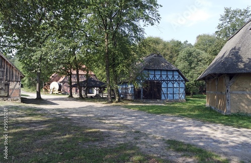 Wallpaper Mural old farmer houses in  the lueneburg heath Torontodigital.ca
