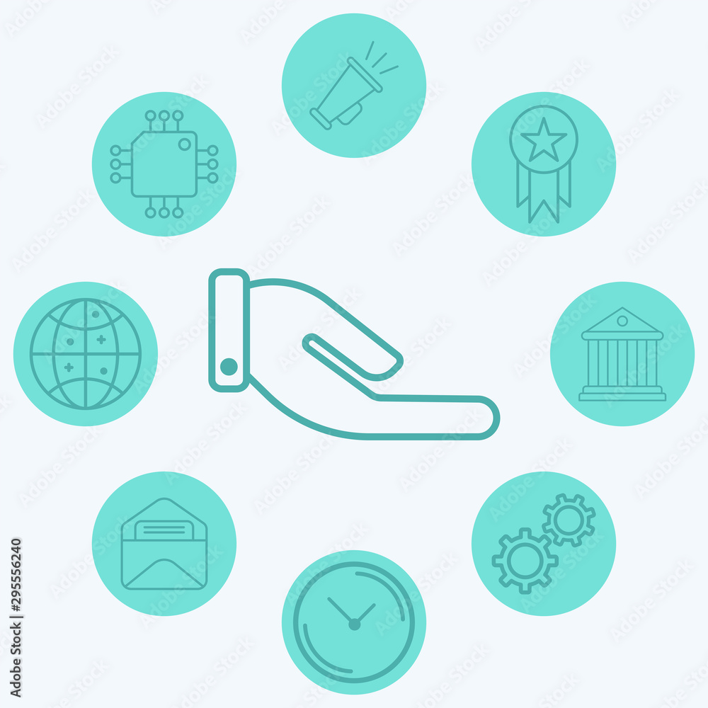 Hand vector icon sign symbol Hand vector icon sign symbol