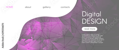 Gradient Science Background. Pink Technology 