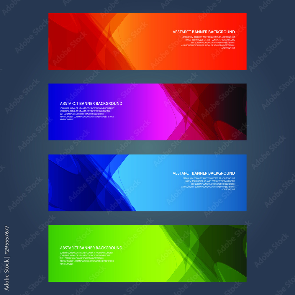 Obraz premium Vector Abstract design banner web template