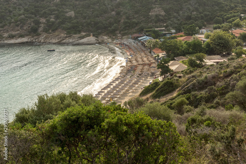 Seascape with Klimataria Beach at Sithonia peninsula, Chalkidiki, Greece photo