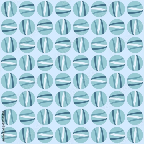 Abstract hand-drawn repeating shapes. Vector seamless pattern design.