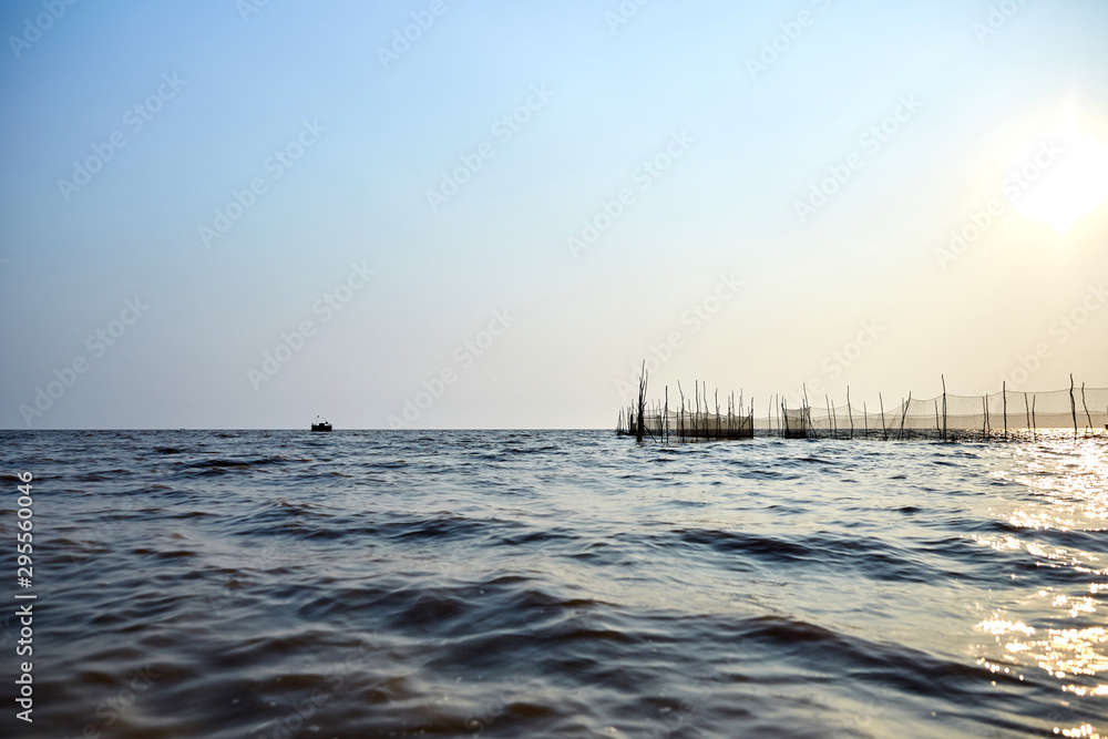 Tonle Sap Lake in Cambodia is 160 km long and 53 km wide and is the largest freshwater lake in Southeast Asia.