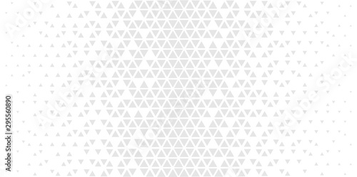Vector Halftone abstract background. Monochrome triangle polygonal texture.