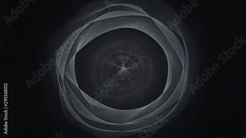 Abstract Background Physcedelic Geometric Tunnel VC 7