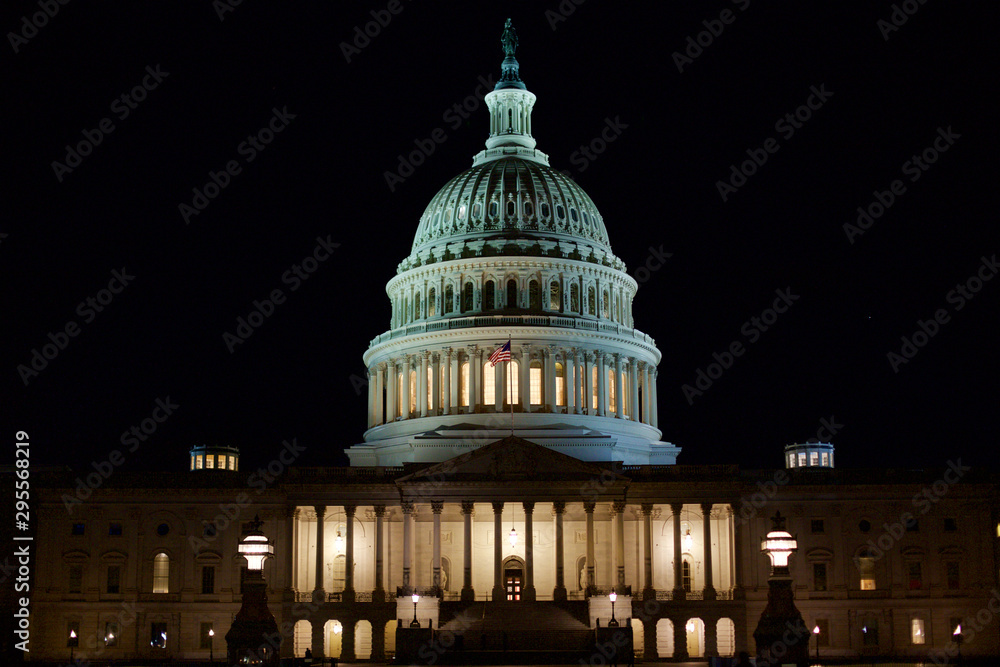 US Capitol Ostseite Abends