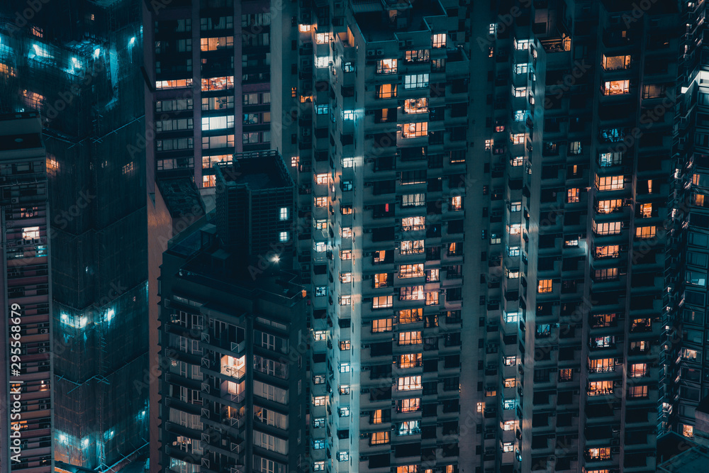 Hong Kong City at Night