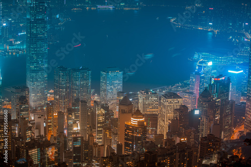 Hong Kong landscape at night