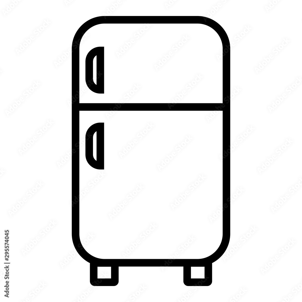 Refrigerator Icon Vector Design Template Refrigerator Icon Vector Design Template