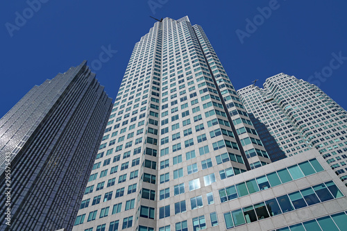 Modern skyscrapers  Toronto financial district