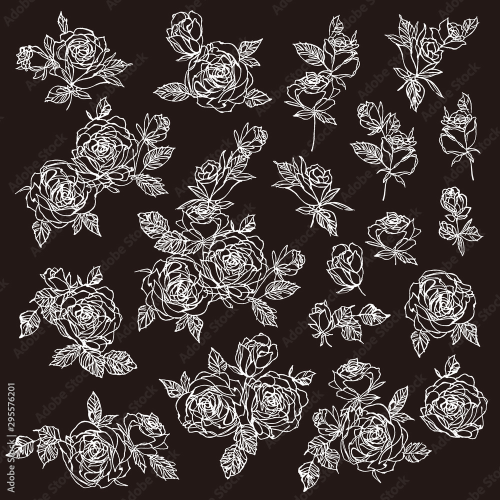 Flower seamless pattern material abstract beautifully Flower seamless pattern material abstract beautifully