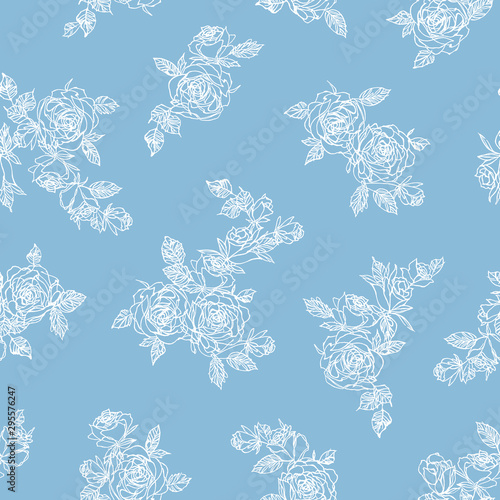 Flower vector illustration material abstract beautifully