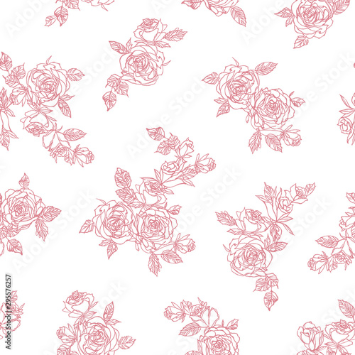 Flower vector illustration material abstract beautifully