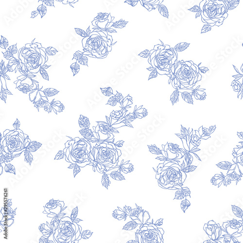 Flower vector illustration material abstract beautifully