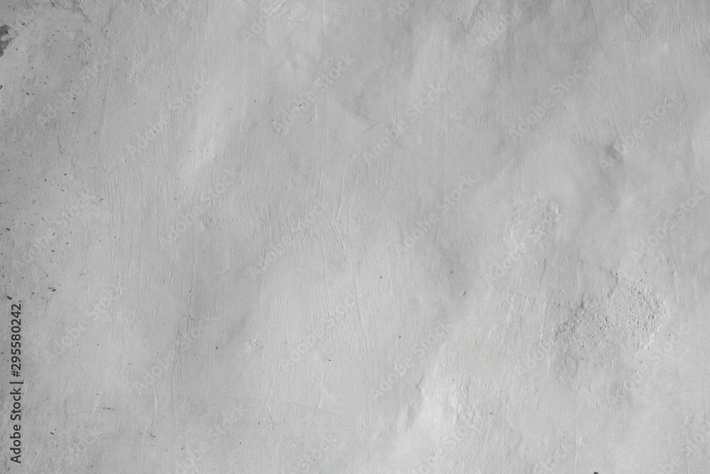 Fototapeta premium Hand plastered white wall.