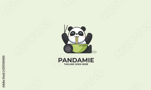Panda logo design